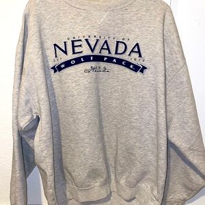 Light Heather Grey University of Nevada(UNR) Crewneck
